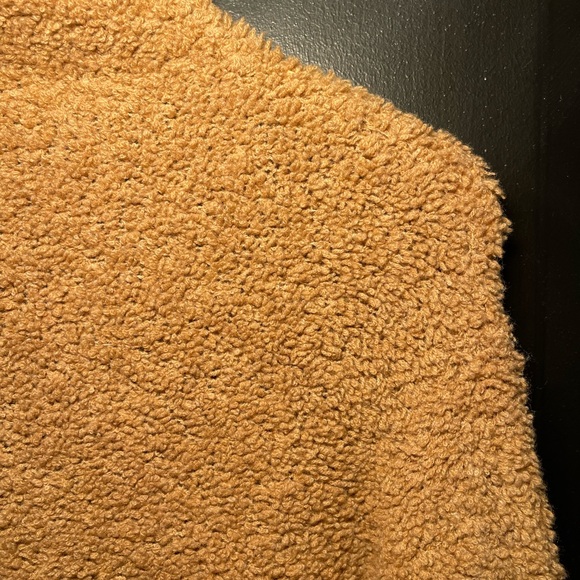 Vince Brown Teddy Mock Neck Sweater - Picture 3 of 5